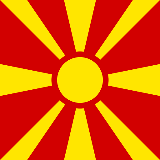 North Macedonia flag