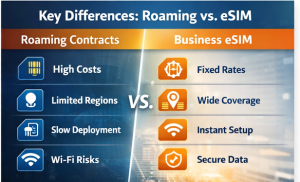 KEY DIFFERENCES: ROAMING VS ESIM